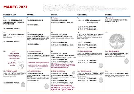 V Hiši generacij bo pestro tudi v marcu